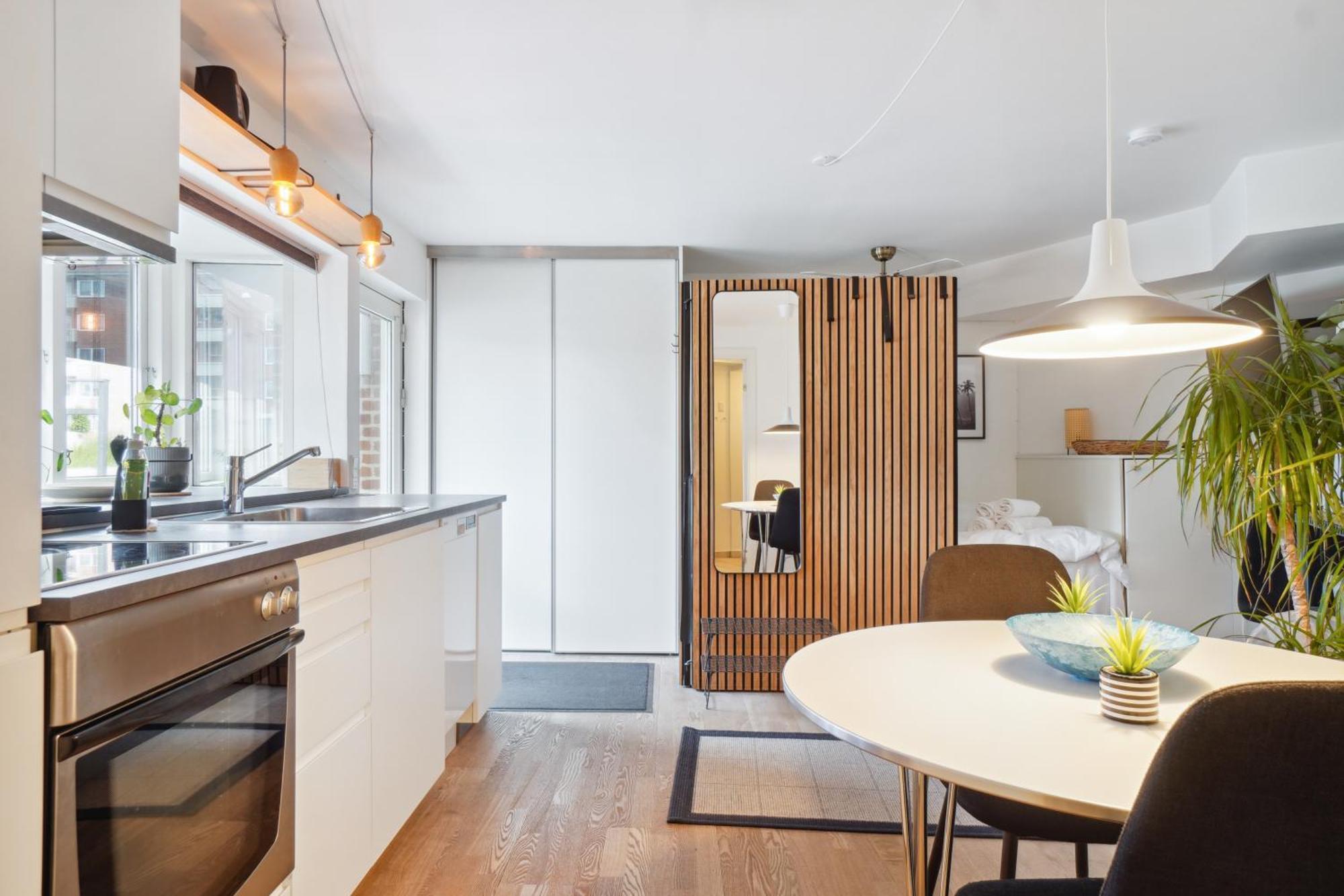 Minimalistisk Studiolejlighed I Centrum Af Aarhus