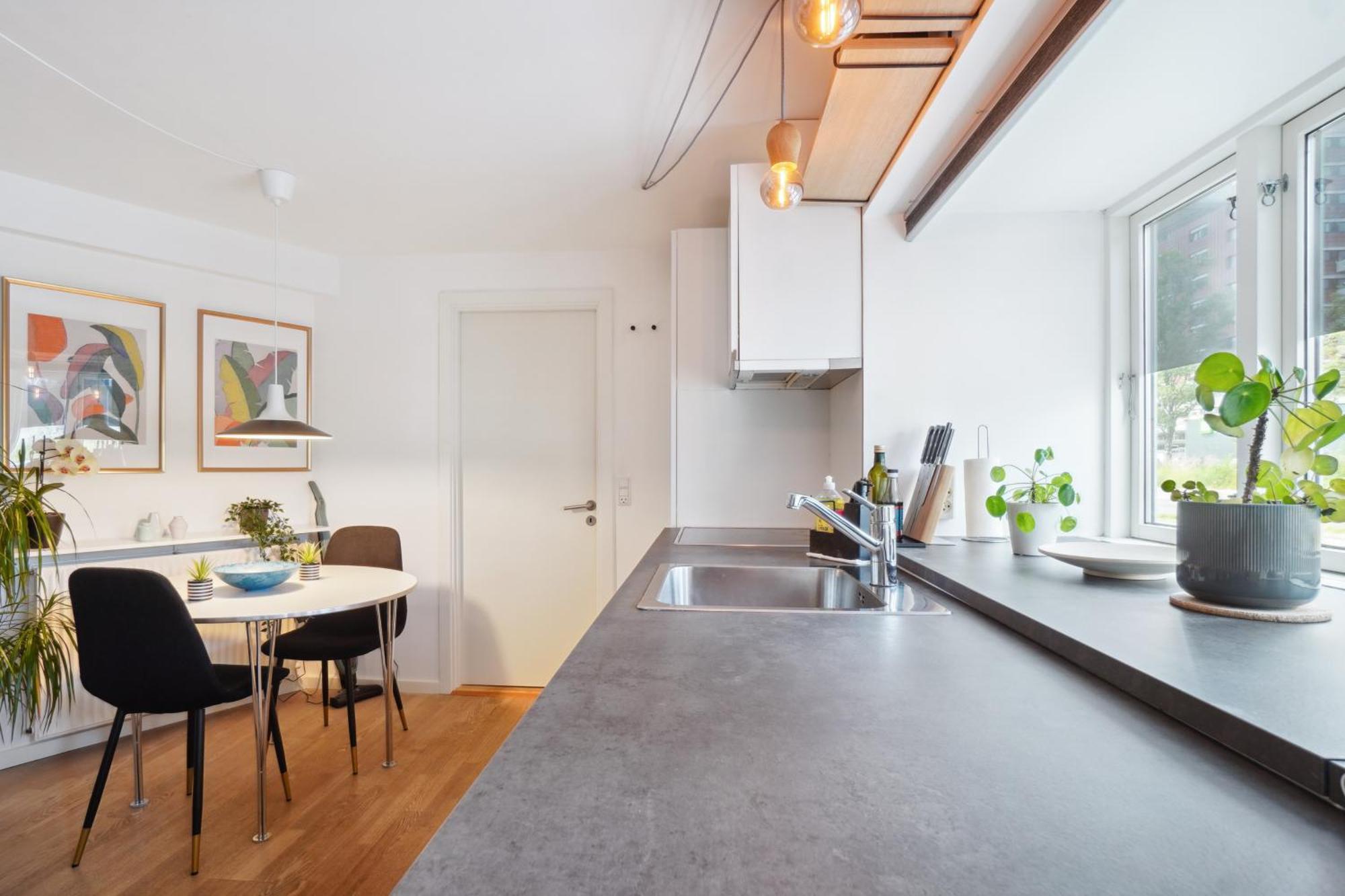 Minimalistisk Studiolejlighed I Centrum Af